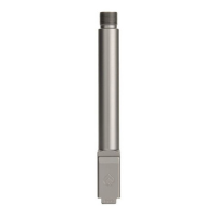 Ballistic Advantage 9mm Glock 17 Gen 3-4 PVD SS (Light Gray) Threaded Non-fluted Barrel