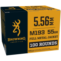 Browning M193 Lake City 5.56X45MM NATO 55 Grain Full Metal Jacket (FMJ) Ammo