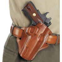 Galco Combat Master Holster for 1911 5-In Colt, Kimber, Para, Springfield Tan LH