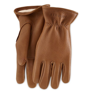 Men's Lined Glove in Nutmeg Buckskin Leather 95230