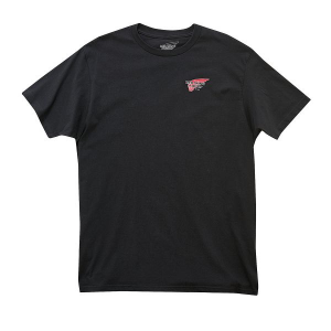 Black T-Shirt Red Wing Logo Unisex 97405