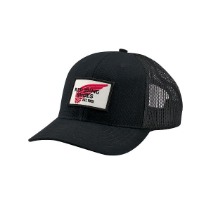 Unisex Embroidered Logo Mesh Ball Cap in Black 97469 | Red Wing Shoes
