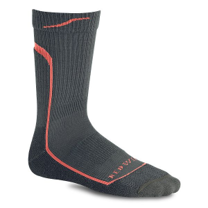 Women's Merino Wool Blend 3/4 Crew sock in Charcoal & Coral 97301 | Red Wing Shoes