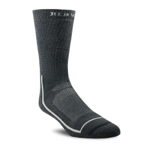 Unisex Steel-Toe Merino Wool Blend Crew Sock in Black 97394 | Red Wing Shoes