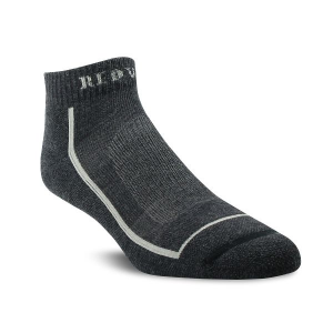 Unisex Steel-Toe Merino Wool Blend Quarter Crew Sock in Black 97393 | Red Wing Shoes
