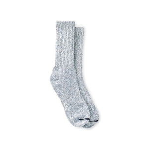 Unisex Cotton Blend Ragg Crew Socks in Carolina Blue/Navy/White Cotton Blend 97656 | Red Wing Heritage