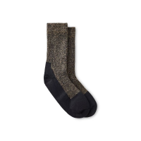 Unisex Deep Toe-Capped Crew Sock in Black 97654 | Red Wing Heritage