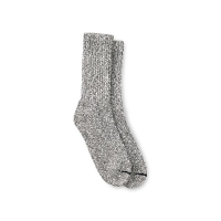 Unisex Cotton Blend Ragg Crew Socks in Black/White Cotton Blend 97644 | Red Wing Heritage