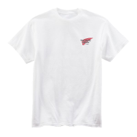 Unisex Red Wing Shoes Logo T-Shirt in White 97610 | Red Wing Heritage