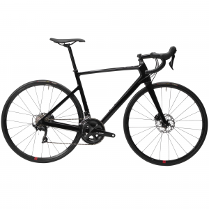 Van Rysel Men's Edr Cf, Shimano 105 Carbon Road Bike With Disc Brakes in Black, Size XL/6'2" - 6'7"