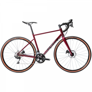 Triban Grvl 520 Subcompact Gravel Bike in Red, Size XL/6'2" - 6'7"