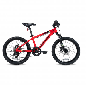 Btwin Rockrider St900, Mountain Bike, 20", Kids 3'11" To 4'5" in Red
