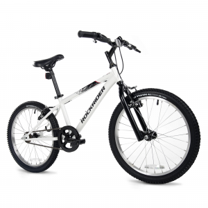 Btwin Rockrider St100, Mountain Bike, 20", Kids 3'11" To 4'5" in White