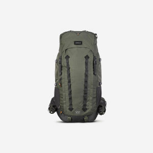 Forclaz Men's Mt900 Symbium 90+10 L Backpacking Pack in Dark Ivy Green