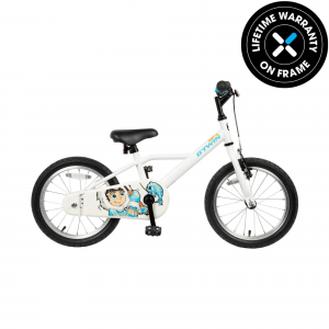 Btwin 100, Frosty Blue Hybrid Bike, 16", Kids 3'7" To 4'0" in Unspecified