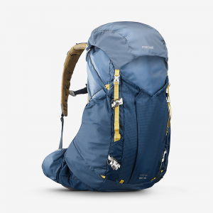 Forclaz Men's Mt900 50+10 L Ultralight Backpacking Pack in Blue Gray