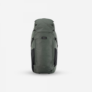Forclaz Men's Travel 900 70+6L Backpacking Pack in Dark Green, Size 70+6 L