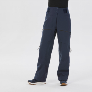 Wedze Women's Ski Pants Fr500 - Navy Blue in Dark Blue, Size XL