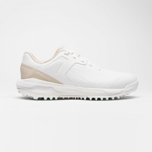 Inesis Women's Golf Waterproof Shoes - Mw 500 White in Magnolia, Size 9.5