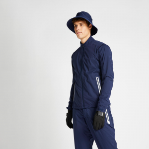 Inesis Men's Golf Waterproof Rain Jacket - Rw500 in Navy Blue, Size XL