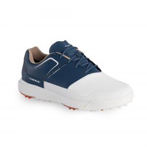 Inesis Men's Golf Waterproof Grip Shoes - White And Blue in Whale Gray, Size 13