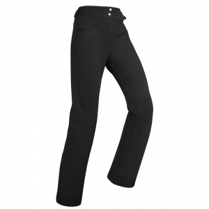 Wedze Women's 500, Downhill Ski Pants in Black, Size W40 L31