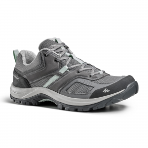 Quechua Women's Mh100 Hiking Shoes in Pewter, Size 10.5