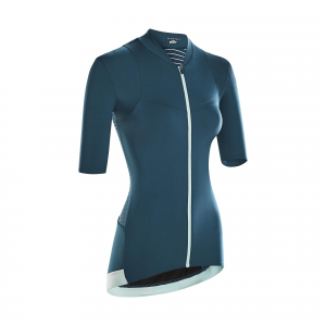 Van Rysel Women's Rcr Short Sleeve Cycling Jersey in Dark Petrol Blue, Size XS
