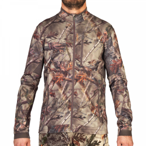 Solognac Men's 500, Silent Breathable Hunting Jacket in Camo, Size 3XL