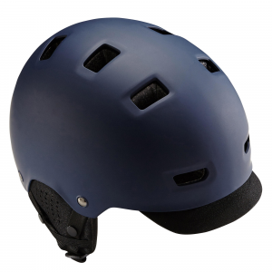 Btwin Bowl 500, City Bike Helmet in Dark Blue, Size M/22" - 23.2"