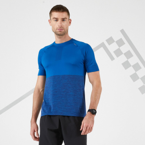 Kiprun Men's Care, Breathable Running T-Shirt in Blue, Size XL