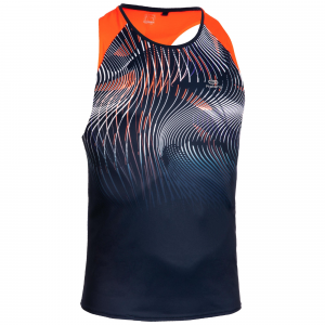 Kalenji Men's Athletics Tank Top in Navy Blue, Size XS