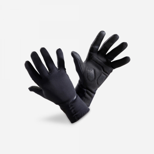 Triban 500, Road Cycling Gloves in Black, Size 3XL