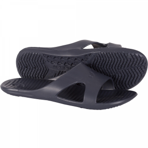 Nabaiji Men's Pool Sandals Slap 100 Basic Grey in Dark Gray, Size 11.5 - M12
