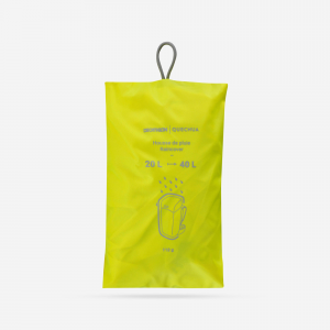 Forclaz Quechua 20/40L Rain Cover For Hiking Backpacks in Lime Yellow