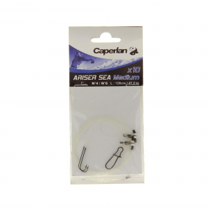 Caperlan Leader Fishing Surfcasting Ariser Medium Kit (Hook No. 4X5 + Hook No. 6X5) in Unspecified