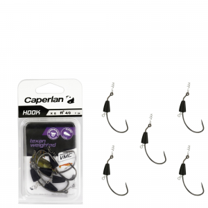 Caperlan Men's Fishing 'texan Weighted Hook 4/0 in Unspecified