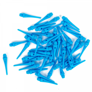 Canaveral Plastic Soft Dart Tips, 50-Pack in Blue