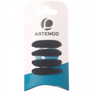 Artengo Oval Shoe Laces, 35", 43" And 51" in Black, Size 51.18 in