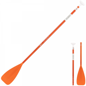 Itiwit Paddle Collapsible And Adjustable 3-Part Stand-Up Paddle (170-220 Cm Orange) in Blood Orange, Size 7'2"/220 cm