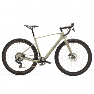 Riverside Gcr Sram Force Carbon Gravel Bike - Axs / Reynolds in Light Khaki, Size XL/6'1" - 6'6"