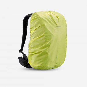 Quechua 10-20 L Hiking Backpack Rain Cover in Lime Yellow