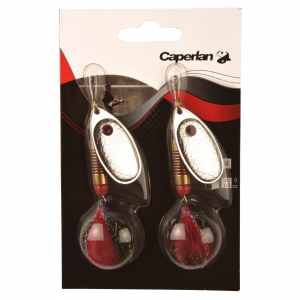Caperlan Fishing Spinner #4 Bealey 15G in Red