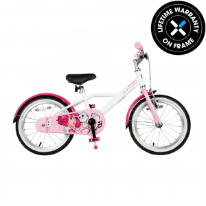 Btwin Girl's Kid's Hyc500, Hybrid Bike, 16", 3'7" To 4'0" in Pink