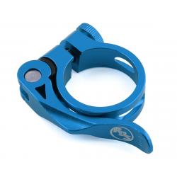 Ride Out Supply Quick Release Seat Post Clamp (Blue) (34.9mm) - SEARO8100BLU349