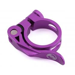 Ride Out Supply Quick Release Seat Post Clamp (Purple) (34.9mm) - SEARO8100PUR349