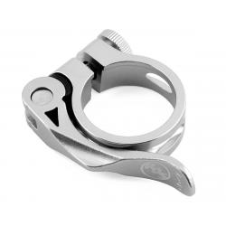 Ride Out Supply Quick Release Seat Post Clamp (Silver) (34.9mm) - SEARO8100SIL349