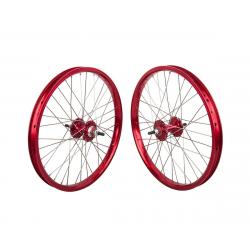 Black Ops DW1.1 20" Wheel Set (Red/Silver/Red) (3/8" Axle) (20 x 1.75) - 741626