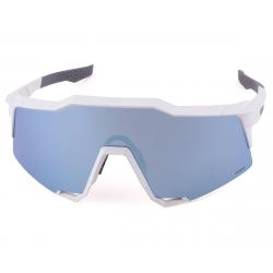 100% Speedcraft Sunglasses (Matte White) (HiPER Blue Multilayer Mirror Lens) - 61001-407-01
