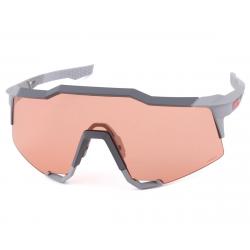 100% Speedcraft Sunglasses (Soft Tact Stone Grey) (HiPER Coral Lens) - 61001-424-01